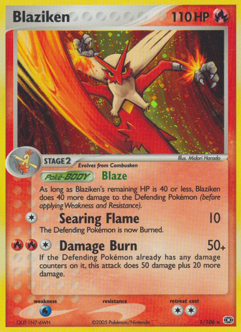 Blaziken (1/106) [EX: Emerald] - The Mythic Store | 24h Order Processing