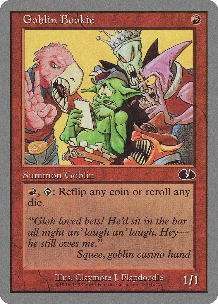 Goblin Bookie [Unglued] - The Mythic Store | 24h Order Processing
