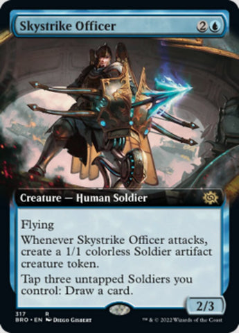 Skystrike Officer (Extended Art) [The Brothers' War] - The Mythic Store | 24h Order Processing