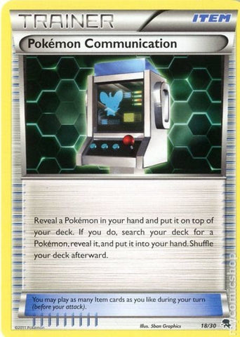 Pokemon Communication (18/30) [Black & White: Trainer Kit - Zoroark] - The Mythic Store | 24h Order Processing