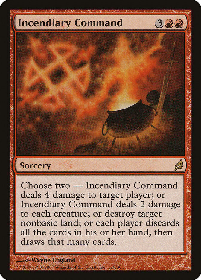 Incendiary Command [Lorwyn] - The Mythic Store | 24h Order Processing