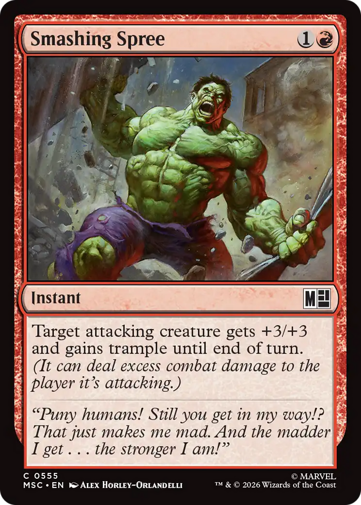 Smashing Spree [Marvel Super Heroes Commander] - The Mythic Store | 24h Order Processing