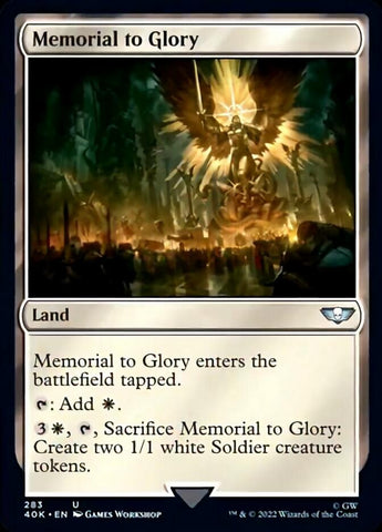 Memorial to Glory (Surge Foil) [Warhammer 40,000] - The Mythic Store | 24h Order Processing