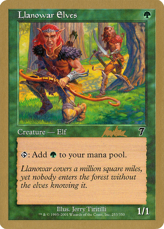 Llanowar Elves (Brian Kibler) [World Championship Decks 2002] - The Mythic Store | 24h Order Processing