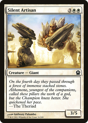 Silent Artisan [Theros] - The Mythic Store | 24h Order Processing