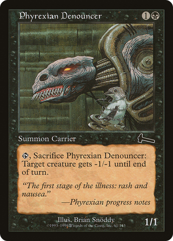 Phyrexian Denouncer [Urza's Legacy] - The Mythic Store | 24h Order Processing