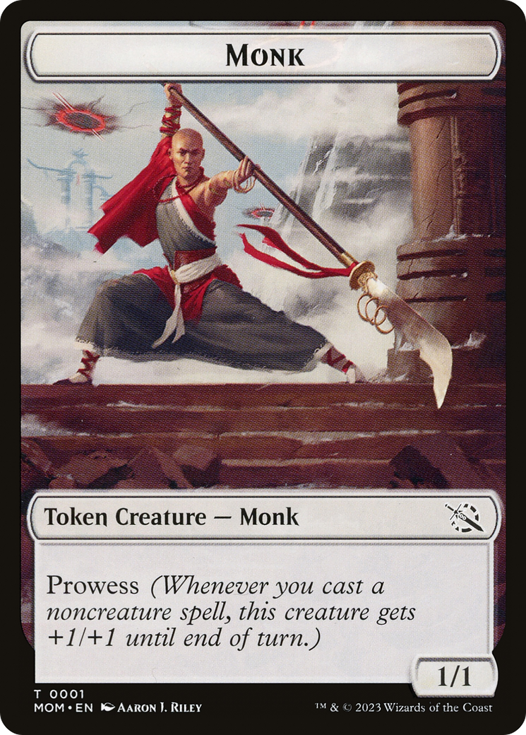 Monk // Phyrexian Saproling Double-Sided Token [March of the Machine Tokens] - The Mythic Store | 24h Order Processing