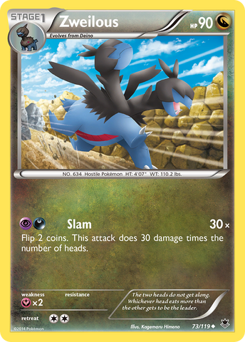 Zweilous (73/119) [XY: Phantom Forces] - The Mythic Store | 24h Order Processing