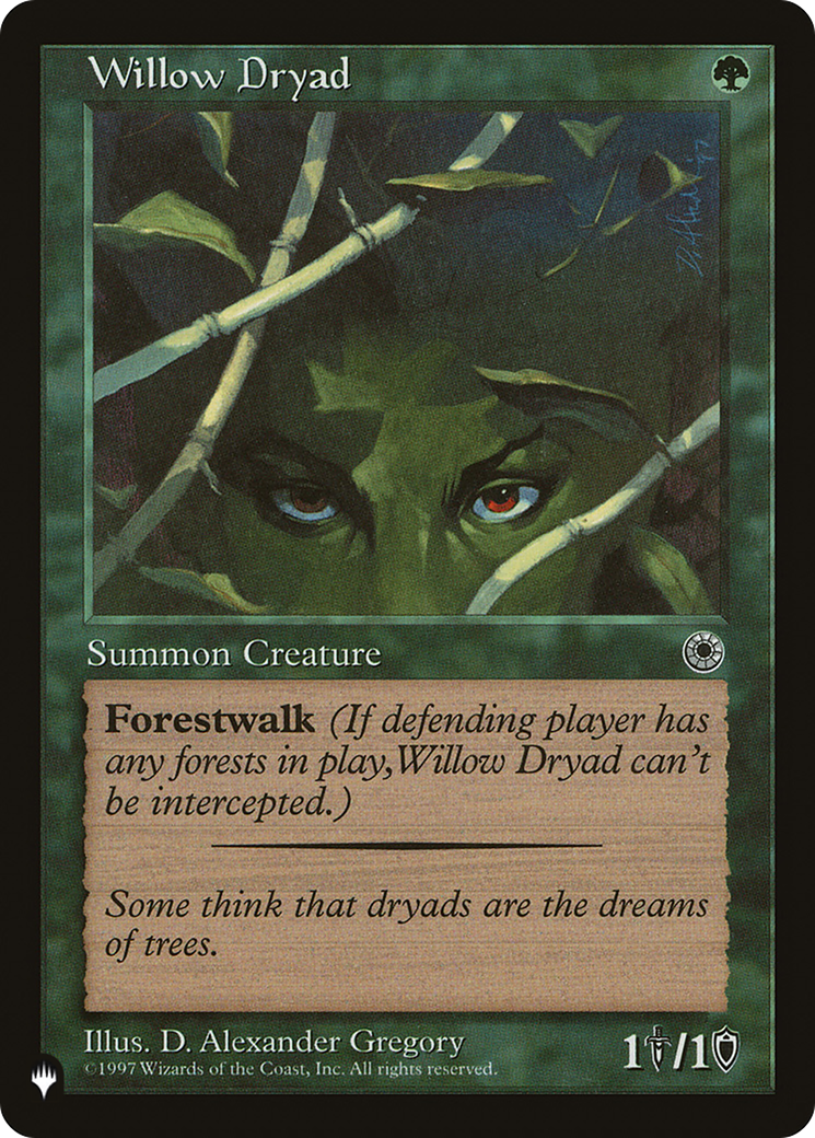 Willow Dryad [The List] - The Mythic Store | 24h Order Processing