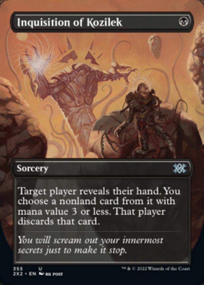Inquisition of Kozilek (Borderless Alternate Art) [Double Masters 2022] - The Mythic Store | 24h Order Processing