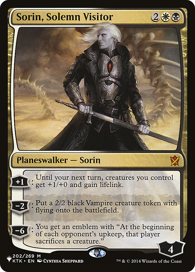 Sorin, Solemn Visitor [The List Reprints] - The Mythic Store | 24h Order Processing