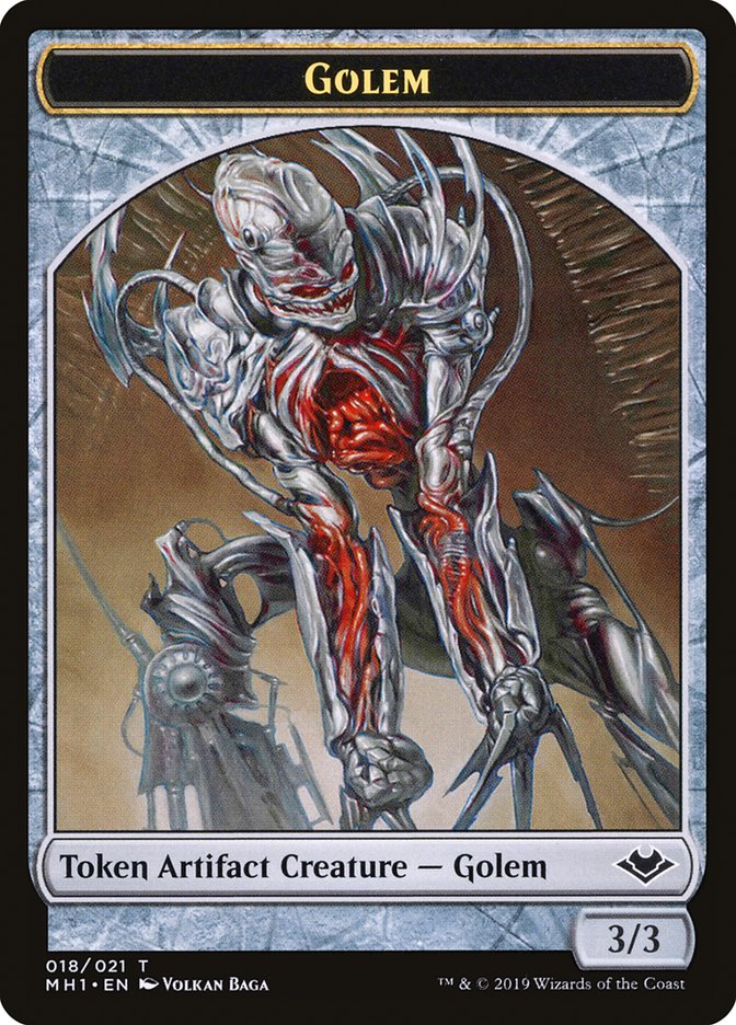 Golem Token [Modern Horizons Tokens] - The Mythic Store | 24h Order Processing