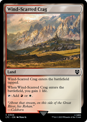 Wind-Scarred Crag [The Lord of the Rings: Tales of Middle-Earth Commander] - The Mythic Store | 24h Order Processing