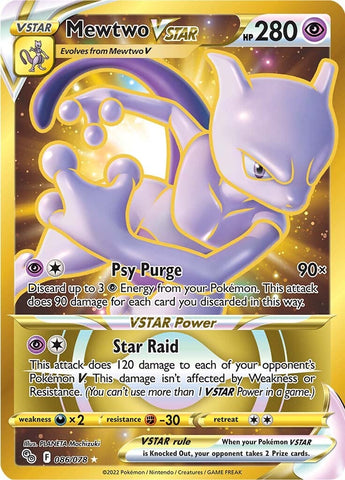 Mewtwo VSTAR (086/078) [Pokémon GO] - The Mythic Store | 24h Order Processing