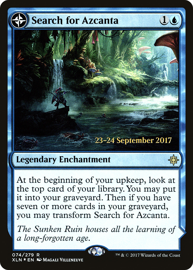 Search for Azcanta // Azcanta, the Sunken Ruin [Ixalan Prerelease Promos] - The Mythic Store | 24h Order Processing