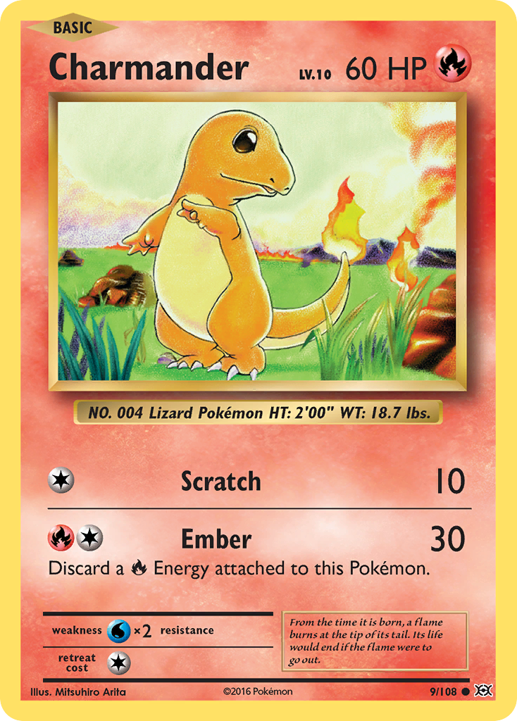 Charmander (9/108) [XY: Evolutions] - The Mythic Store | 24h Order Processing