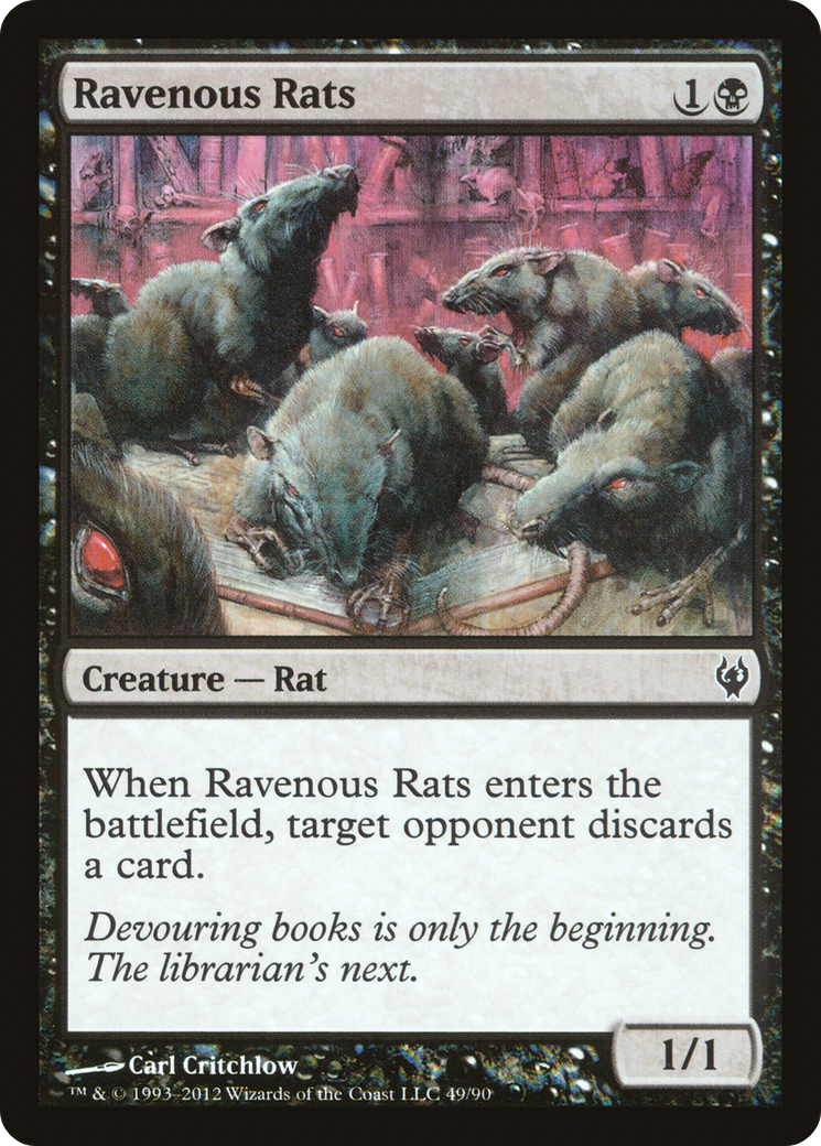 Ravenous Rats [Duel Decks: Izzet vs. Golgari] - The Mythic Store | 24h Order Processing