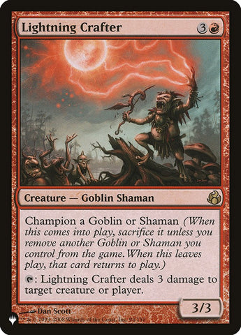 Lightning Crafter [The List] - The Mythic Store | 24h Order Processing