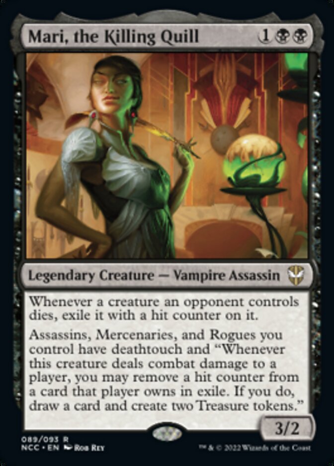 Mari, the Killing Quill [Streets of New Capenna Commander] - The Mythic Store | 24h Order Processing