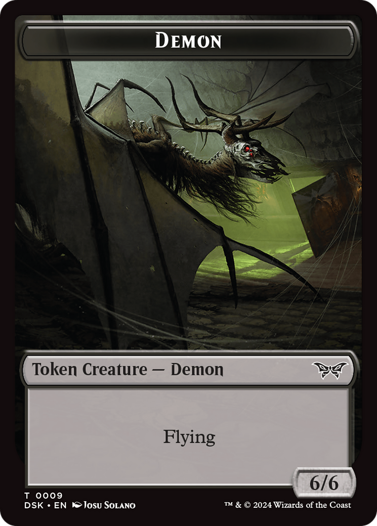 Demon Token [Duskmourn: House of Horror Tokens] - The Mythic Store | 24h Order Processing