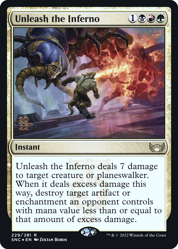 Unleash the Inferno [Streets of New Capenna Prerelease Promos] - The Mythic Store | 24h Order Processing