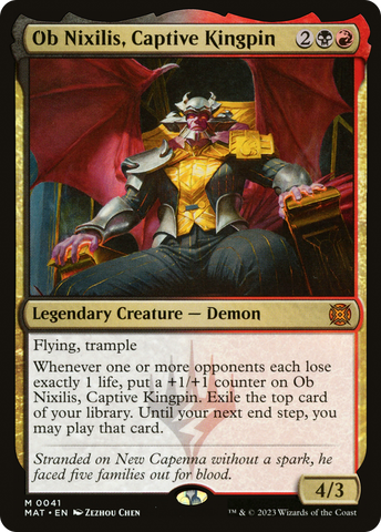 Ob Nixilis, Captive Kingpin [March of the Machine: The Aftermath] - The Mythic Store | 24h Order Processing