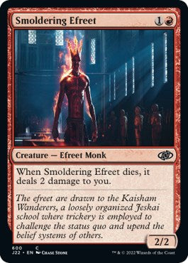 Smoldering Efreet [Jumpstart 2022] - The Mythic Store | 24h Order Processing
