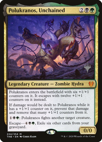 Polukranos, Unchained (Promo Pack) [Theros Beyond Death Promos] - The Mythic Store | 24h Order Processing