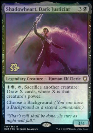 Shadowheart, Dark Justiciar [Commander Legends: Battle for Baldur's Gate Prerelease Promos] - The Mythic Store | 24h Order Processing