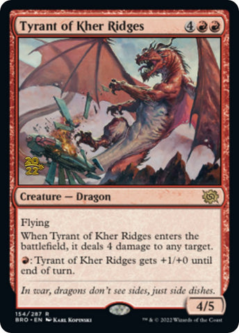 Tyrant of Kher Ridges [The Brothers' War Prerelease Promos] - The Mythic Store | 24h Order Processing