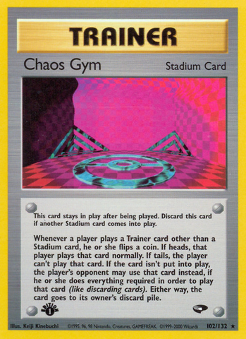 Chaos Gym (102/132) [Gym Challenge 1st Edition] - The Mythic Store | 24h Order Processing