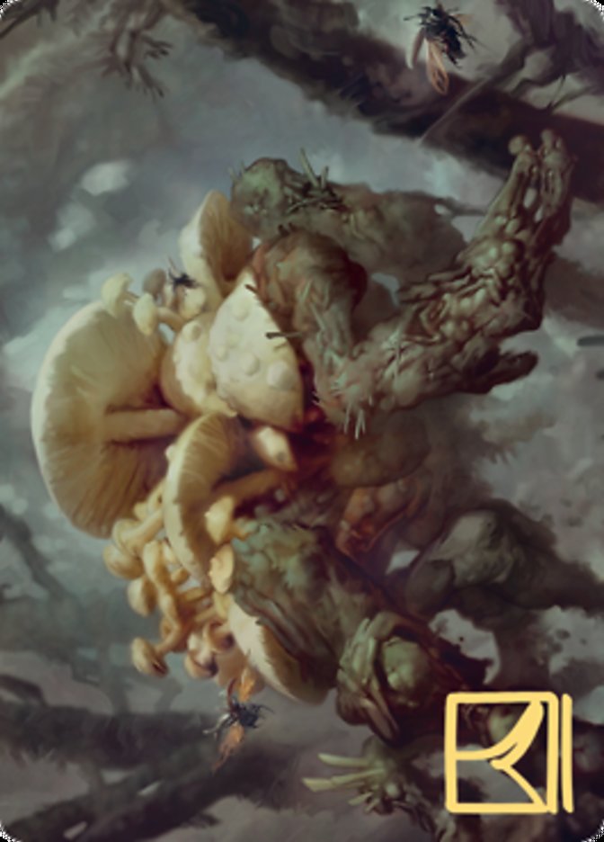 Swarm Shambler Art Card (Gold-Stamped Signature) [Zendikar Rising Art Series] - The Mythic Store | 24h Order Processing
