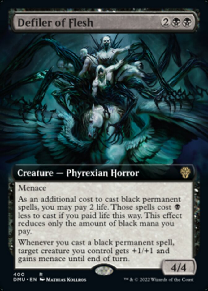 Defiler of Flesh (Extended Art) [Dominaria United] - The Mythic Store | 24h Order Processing