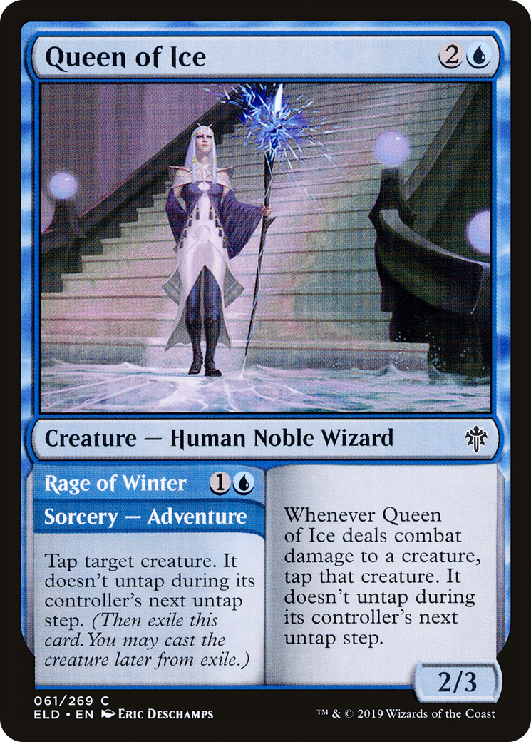 Queen of Ice // Rage of Winter [Throne of Eldraine] - The Mythic Store | 24h Order Processing