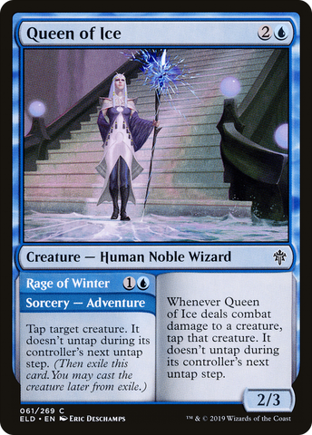 Queen of Ice // Rage of Winter [Throne of Eldraine] - The Mythic Store | 24h Order Processing