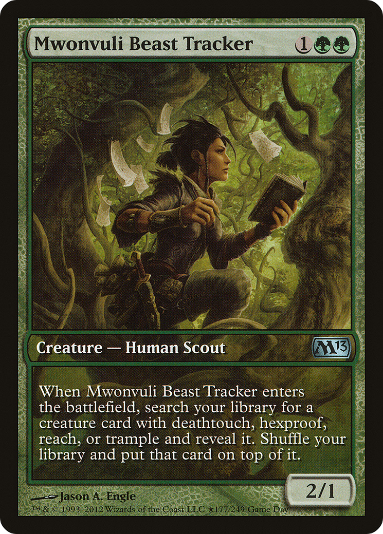 Mwonvuli Beast Tracker (Game Day) [Magic 2013 Promos] - The Mythic Store | 24h Order Processing