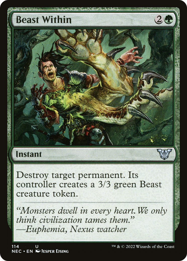 Beast Within [Kamigawa: Neon Dynasty Commander] - The Mythic Store | 24h Order Processing