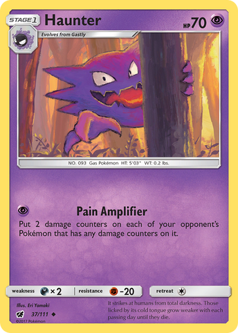 Haunter (37/111) [Sun & Moon: Crimson Invasion] - The Mythic Store | 24h Order Processing