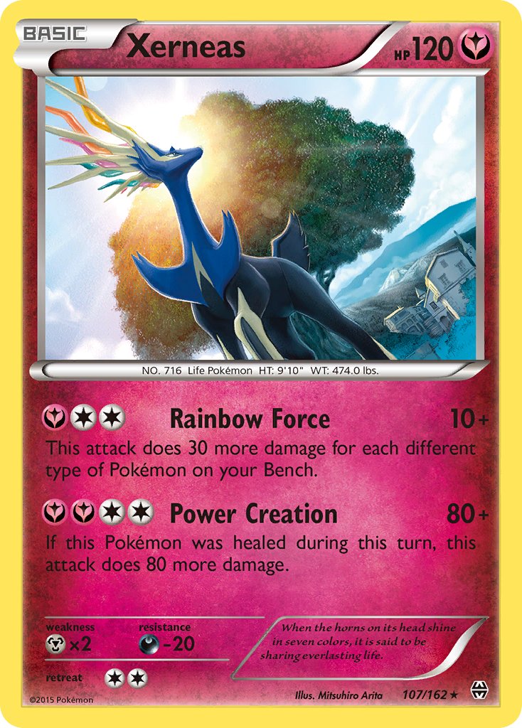 Xerneas (107/162) (Cosmos Holo) (Blister Exclusive) [XY: BREAKthrough] - The Mythic Store | 24h Order Processing