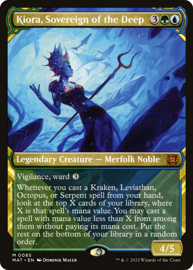 Kiora, Sovereign of the Deep (Showcase) [March of the Machine: The Aftermath] - The Mythic Store | 24h Order Processing