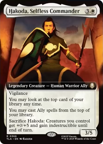 Hakoda, Selfless Commander (Extended Art) [Avatar: The Last Airbender] - The Mythic Store | 24h Order Processing