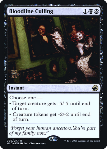 Bloodline Culling [Innistrad: Midnight Hunt Prerelease Promos] - The Mythic Store | 24h Order Processing