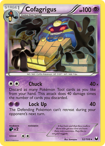 Cofagrigus (52/108) [Black & White: Dark Explorers] - The Mythic Store | 24h Order Processing