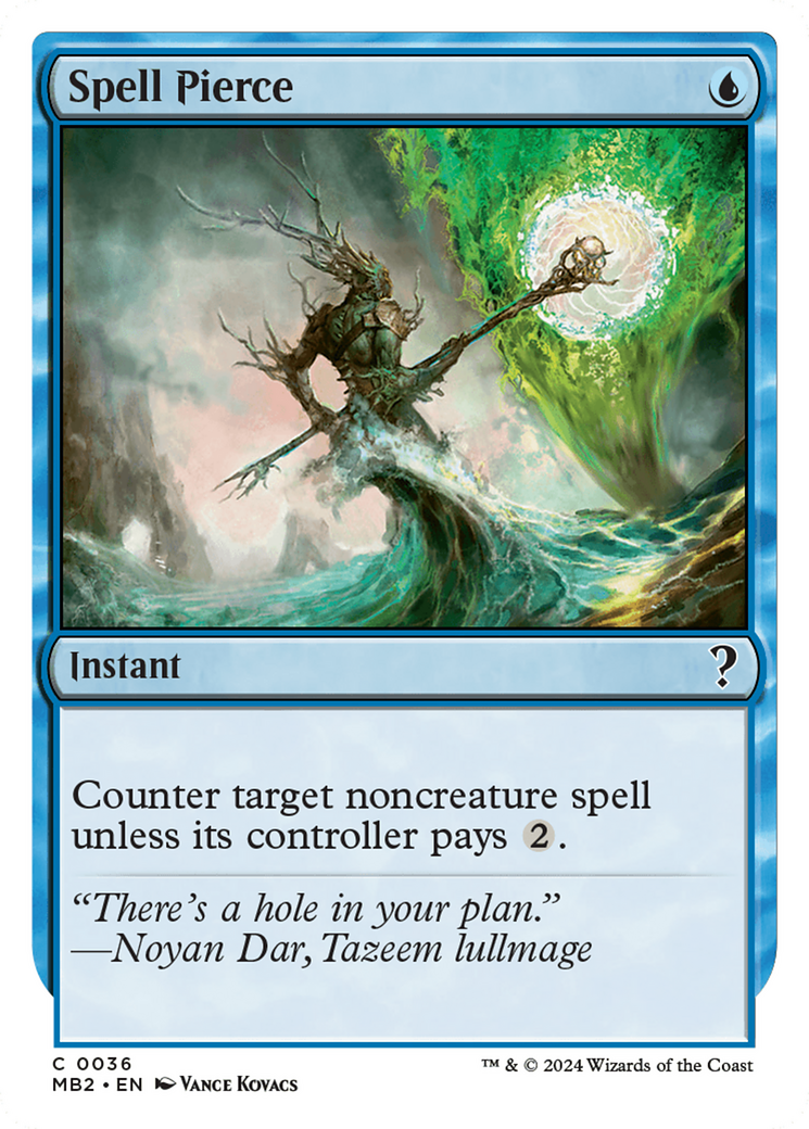 Spell Pierce (White Border) [Mystery Booster 2] - The Mythic Store | 24h Order Processing