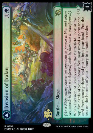 Invasion of Ixalan // Belligerent Regisaur [March of the Machine Prerelease Promos] - The Mythic Store | 24h Order Processing