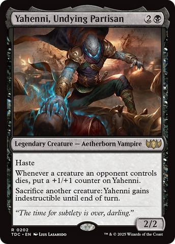 Yahenni, Undying Partisan [Tarkir: Dragonstorm Commander] - The Mythic Store | 24h Order Processing