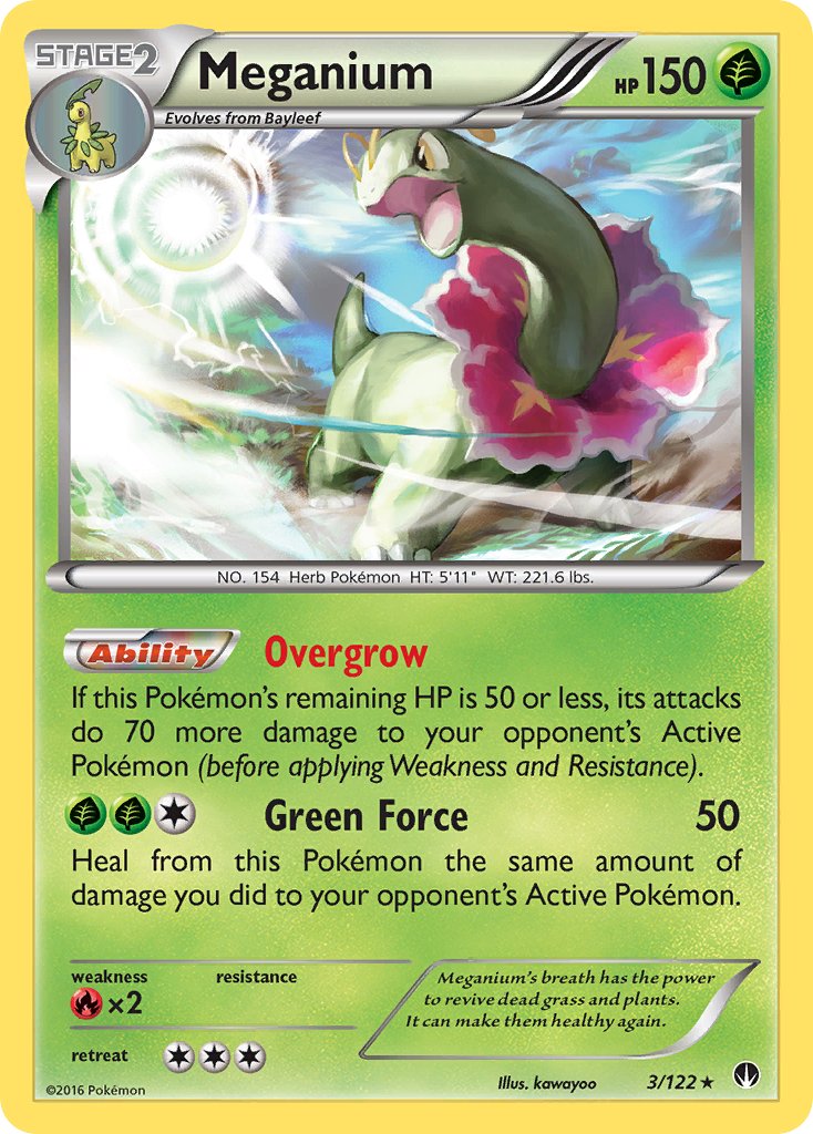 Meganium (3/122) (Cosmos Holo) (Blister Exclusive) [XY: BREAKpoint] - The Mythic Store | 24h Order Processing