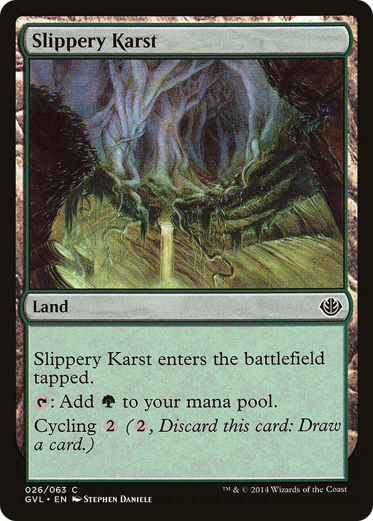 Slippery Karst (Garruk vs. Liliana) [Duel Decks Anthology] - The Mythic Store | 24h Order Processing