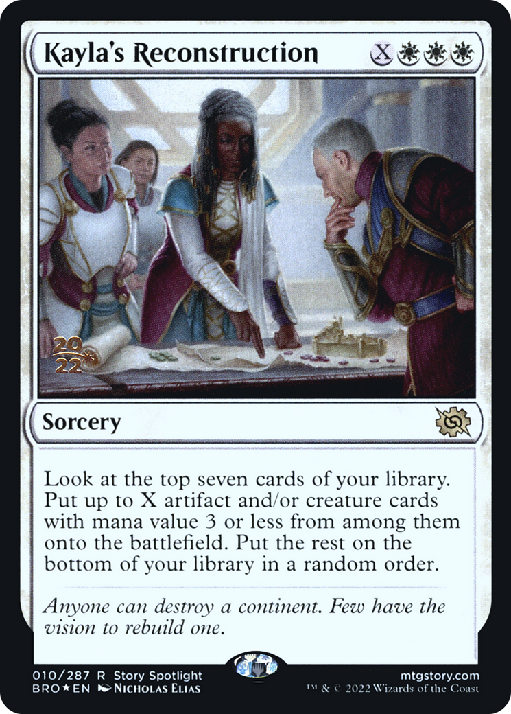 Kayla's Reconstruction [The Brothers' War Prerelease Promos] - The Mythic Store | 24h Order Processing