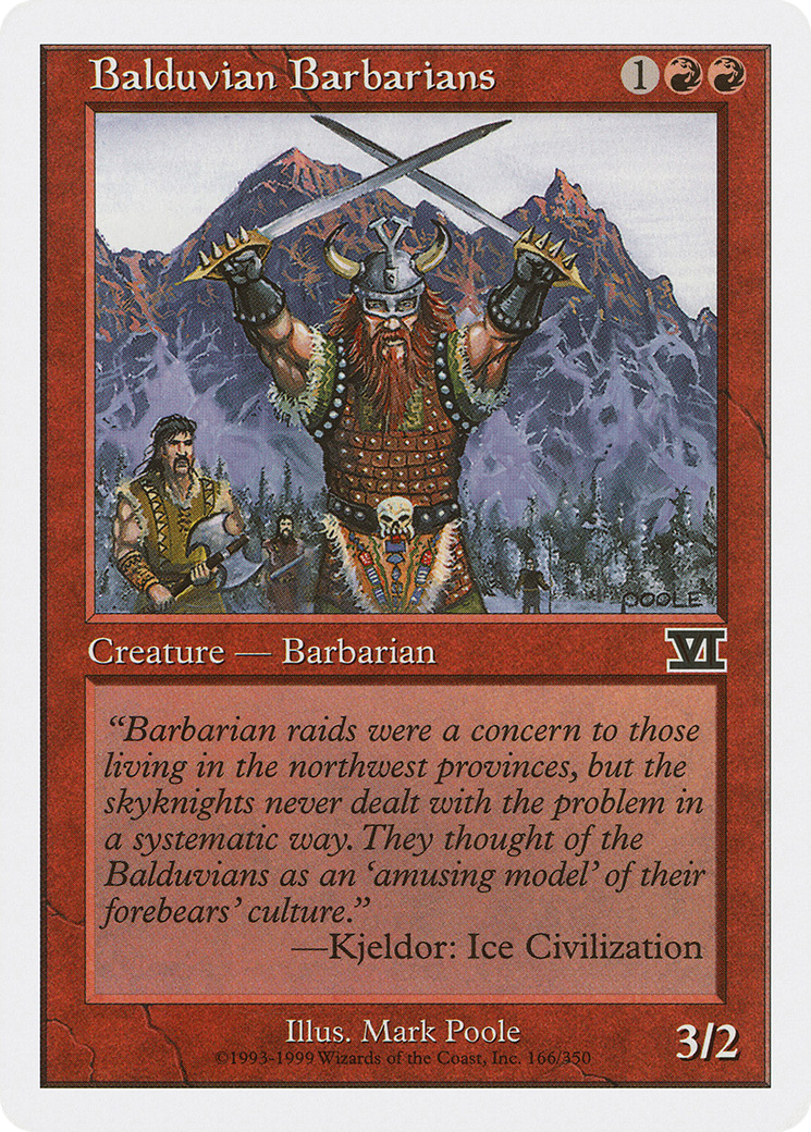 Balduvian Barbarians [Classic Sixth Edition] - The Mythic Store | 24h Order Processing